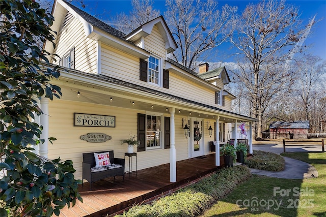 447 Henderson Rd, Chesnee, SC 29323 - view of front facade with a porch