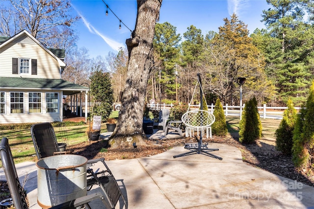 447 Henderson Rd, Chesnee, SC 29323 - view of patio / terrace with fence