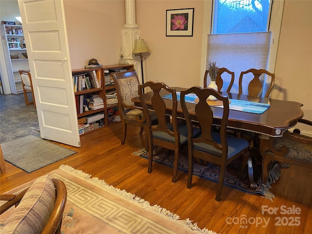 dining room featuring wood finished floors