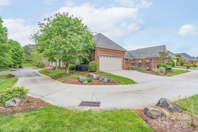 104 Hallmark Xing, Rock Hill, SC 29732 - view of front of house with concrete driveway, a garage, a shingled roof, and brick siding