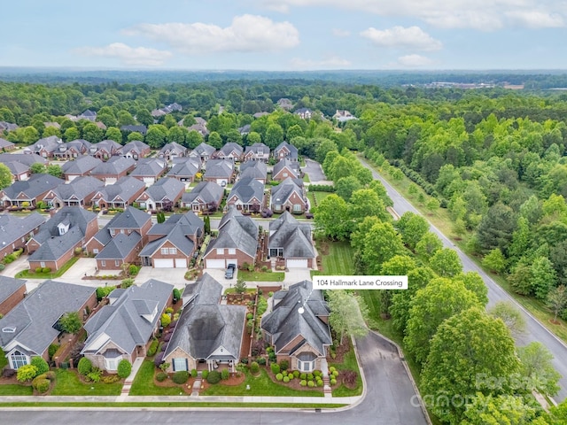104 Hallmark Xing, Rock Hill, SC 29732 - aerial view with a residential view and a wooded view