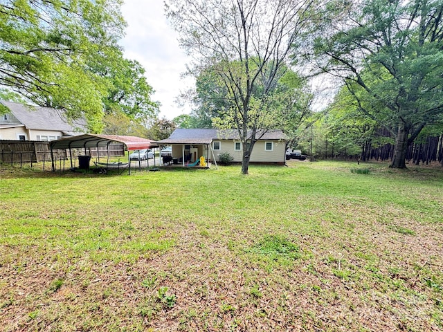 1780 Short St, Mount Pleasant, NC 28124 - view of yard with a carport