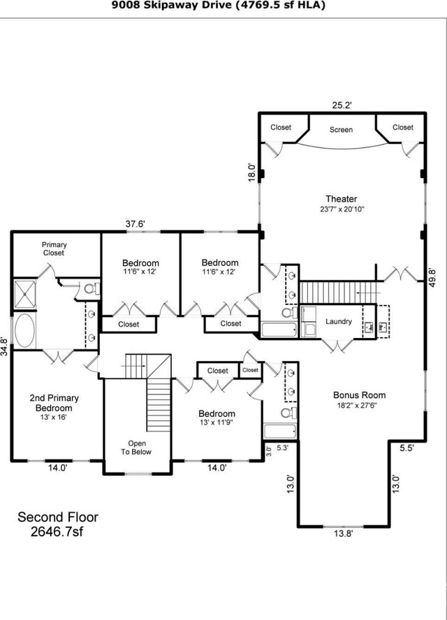 9008 Skipaway Dr, Waxhaw, NC 28173 - room layout