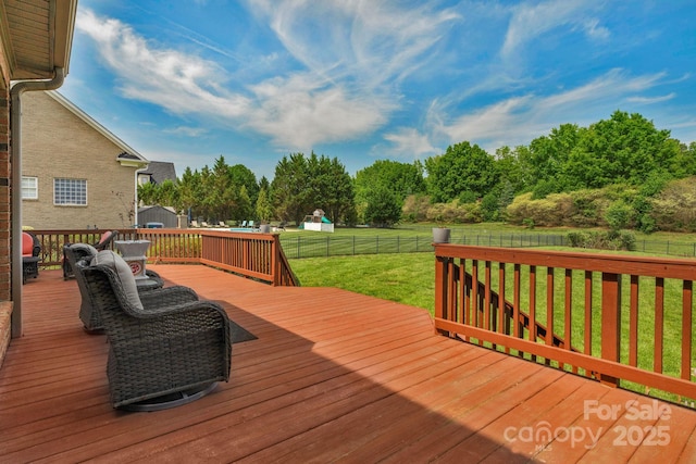 9008 Skipaway Dr, Waxhaw, NC 28173 - view of wooden terrace