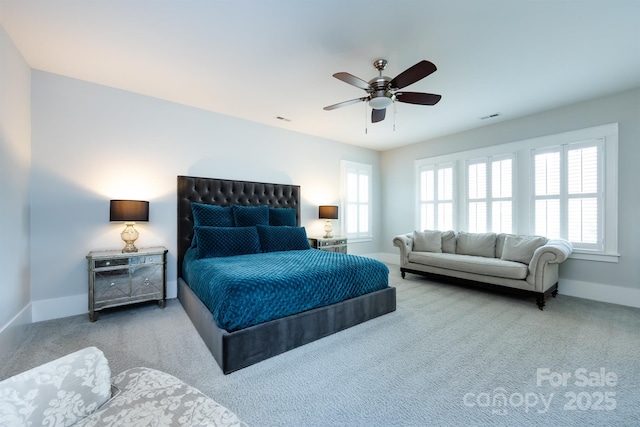 1550 Matthew Mcclure Cir, Davidson, NC 28036 - bedroom with carpet and ceiling fan