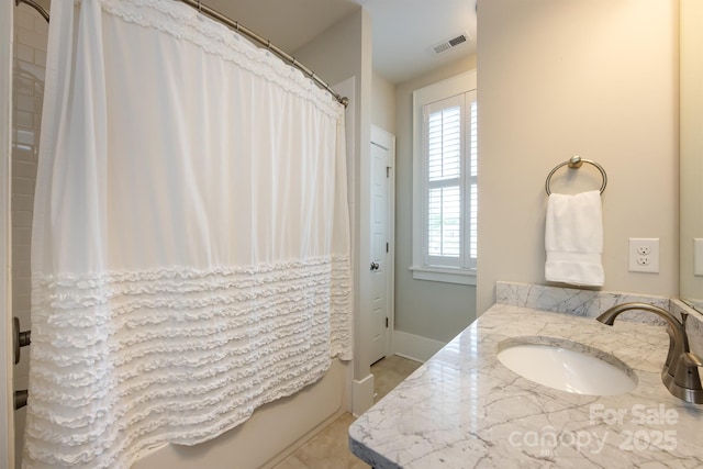 1550 Matthew Mcclure Cir, Davidson, NC 28036 - full bath with vanity and baseboards
