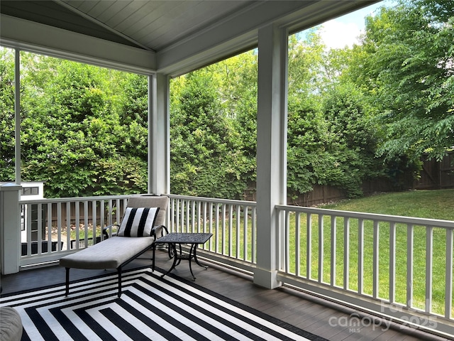 1550 Matthew Mcclure Cir, Davidson, NC 28036 - wooden porch with a yard