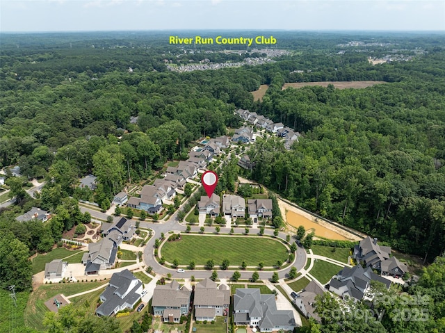 1550 Matthew Mcclure Cir, Davidson, NC 28036 - view of property location featuring a forest and nearby suburban area