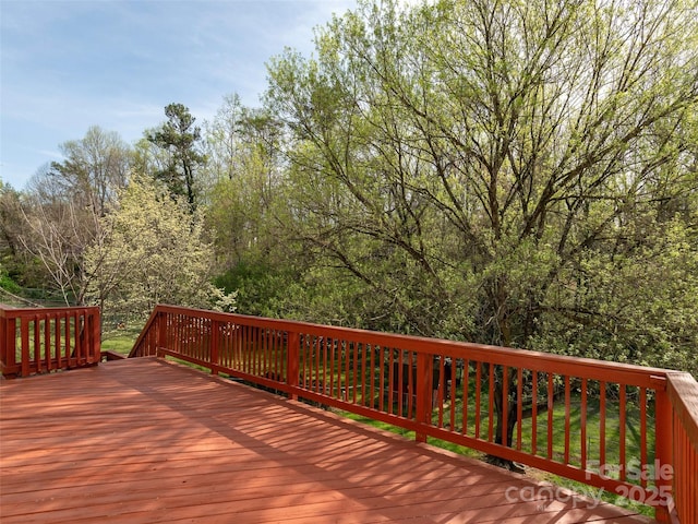 12 Birchwood Ln, Asheville, NC 28805 - view of wooden terrace