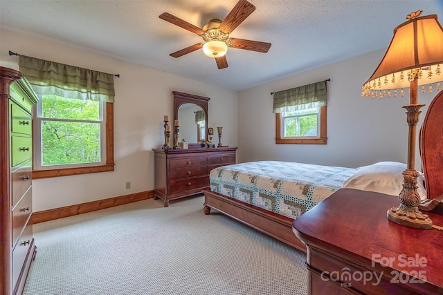 207 New Orleans Blvd, Morganton, NC 28655 - bedroom featuring baseboards, carpet floors, and ceiling fan