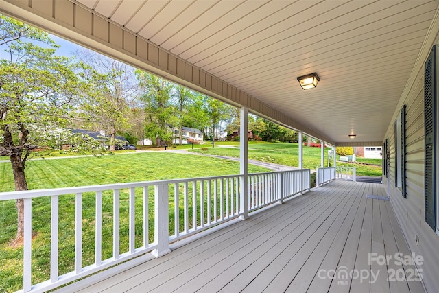 207 New Orleans Blvd, Morganton, NC 28655 - deck with a porch and a yard