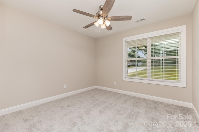 115 Frances St, Salisbury, NC 28147 - empty room with carpet floors and a ceiling fan