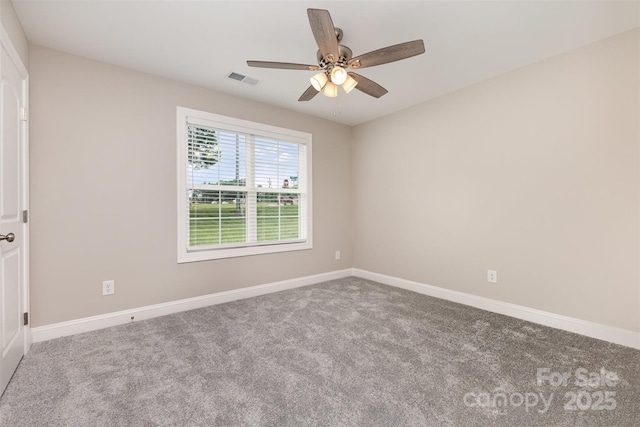 115 Frances St, Salisbury, NC 28147 - carpeted spare room featuring a ceiling fan and baseboards