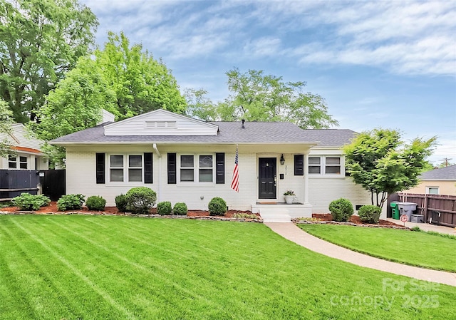 3510 Conway Ave, Charlotte, NC 28209 - ranch-style house with a shingled roof and brick siding