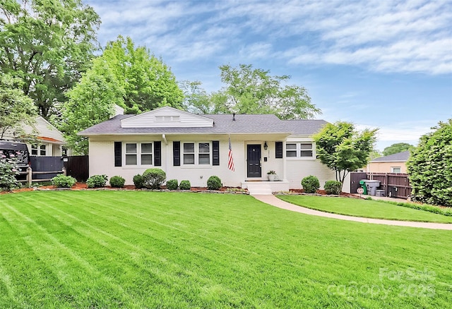 3510 Conway Ave, Charlotte, NC 28209 - ranch-style home with roof with shingles and brick siding