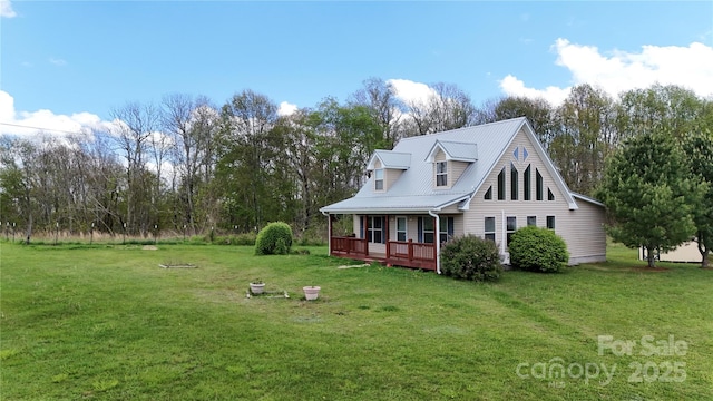 715 Windswept Ridge Rd Unit 5, Canton, NC 28716 - view of side of property with a lawn, view of scattered trees, and a porch