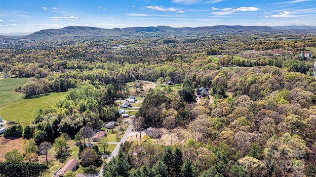 102 Kerda St, Taylorsville, NC 28681 - drone / aerial view with a mountain view and a wooded view