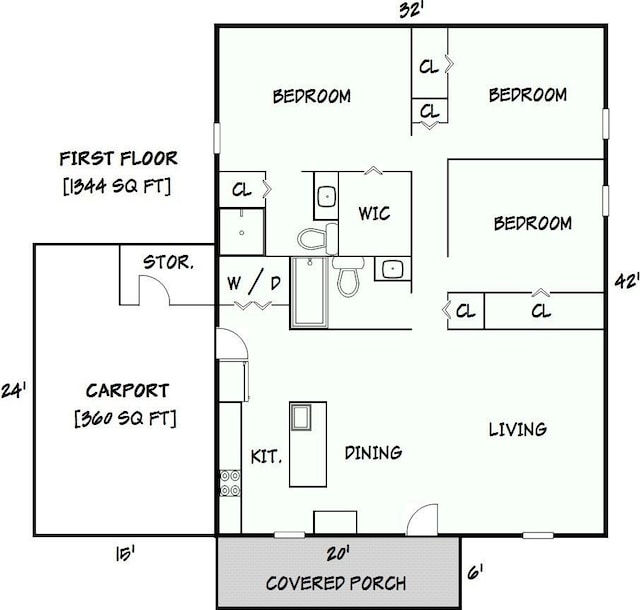 102 Kerda St, Taylorsville, NC 28681 - view of layout
