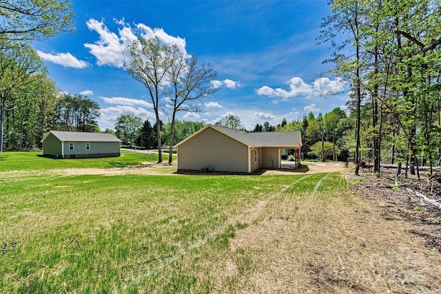 102 Kerda St, Taylorsville, NC 28681 - view of side of home featuring a yard