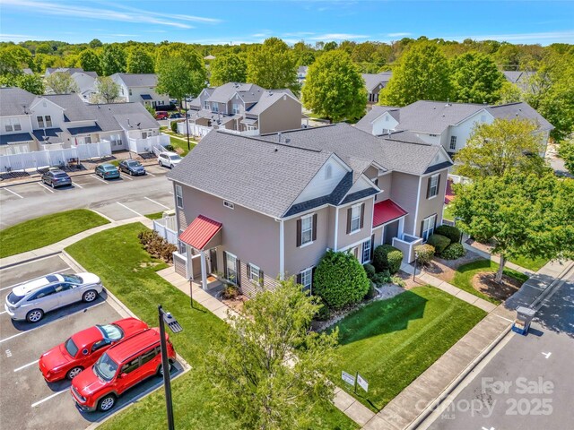 4133 Carl Parmer Dr, Harrisburg, NC 28075 - drone / aerial view featuring a residential view