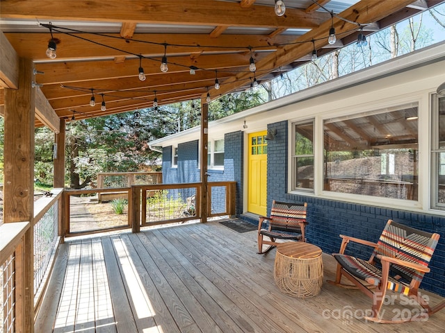 view of deck