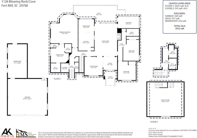 1126 Blowing Rock Cv, Fort Mill, SC 29708 - plan