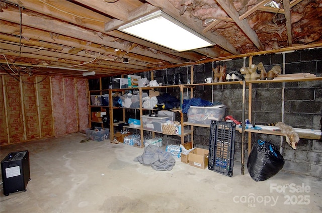 view of storage room