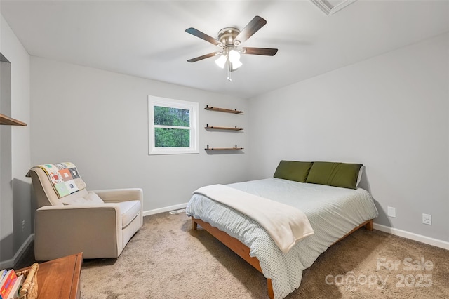 212 Short Michigan Ave, Asheville, NC 28806 - carpeted bedroom featuring baseboards and ceiling fan