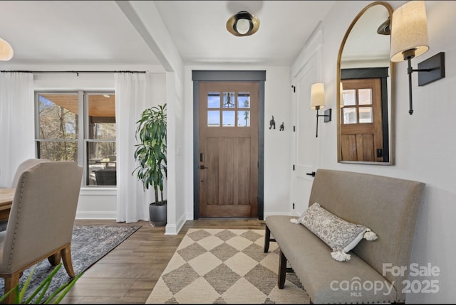 5888 Wood Duck Way, Catawba, NC 28609 - entryway featuring wood finished floors and baseboards