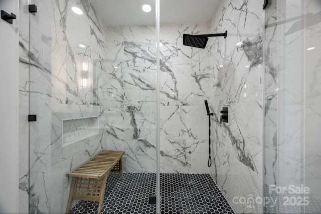 5888 Wood Duck Way, Catawba, NC 28609 - full bath featuring a marble finish shower