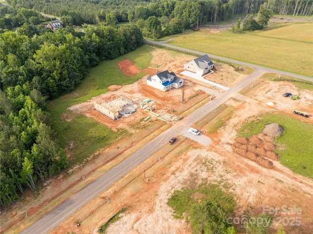 1504 Baileys Run, Gastonia, NC 28056 - overview of rural landscape with a heavily wooded area