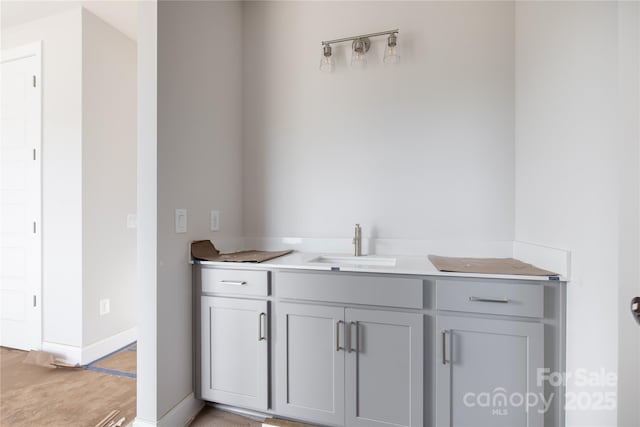 1504 Baileys Run, Gastonia, NC 28056 - bathroom featuring baseboards and vanity
