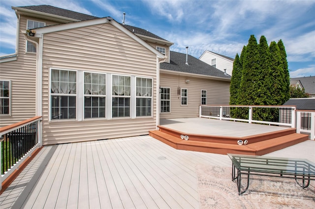 8810 Cool Meadow Dr, Huntersville, NC 28078 - view of wooden terrace