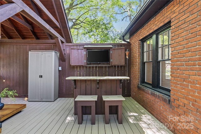 view of deck