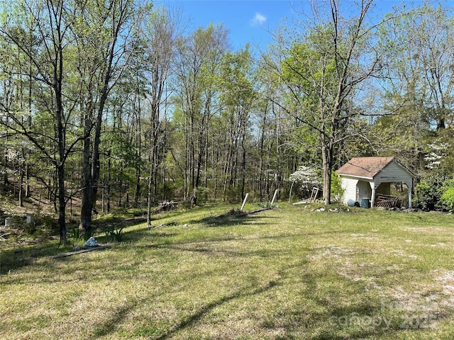 view of yard