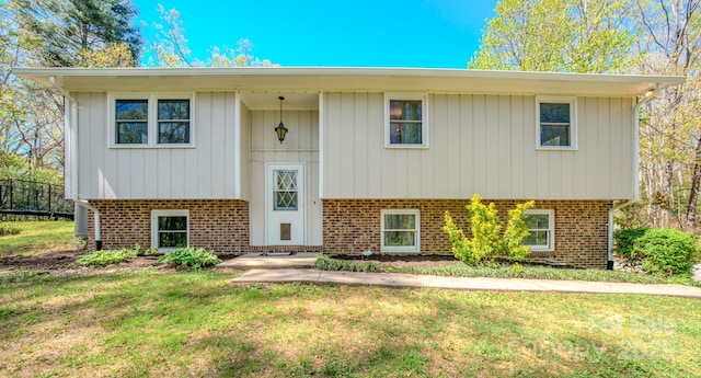 280 Fletcher View Dr, Fletcher, NC 28732 - bi-level home featuring brick siding and a front lawn