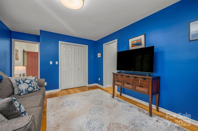 8 Hunting Country Trl, Tryon, NC 28782 - living area featuring baseboards and wood finished floors