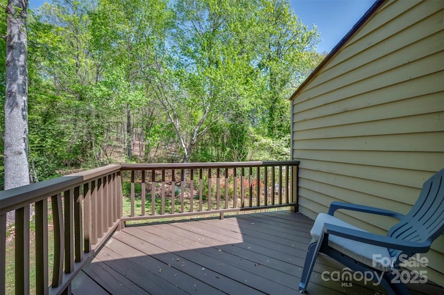8 Hunting Country Trl, Tryon, NC 28782 - view of wooden deck