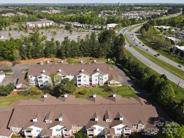 drone / aerial view featuring a residential view
