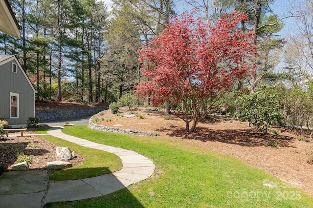 view of yard