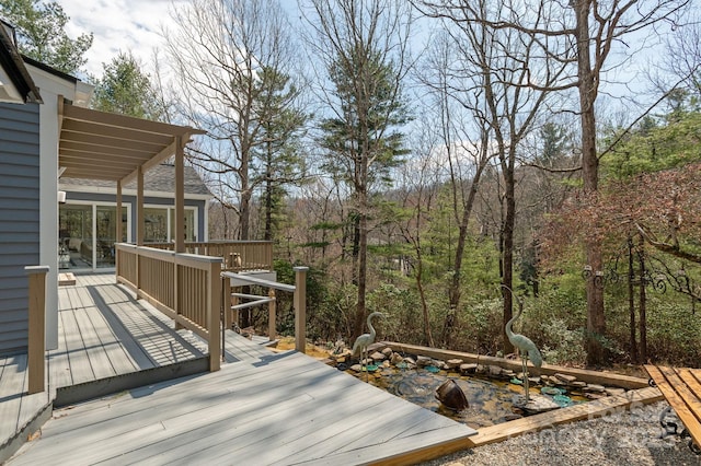 view of deck