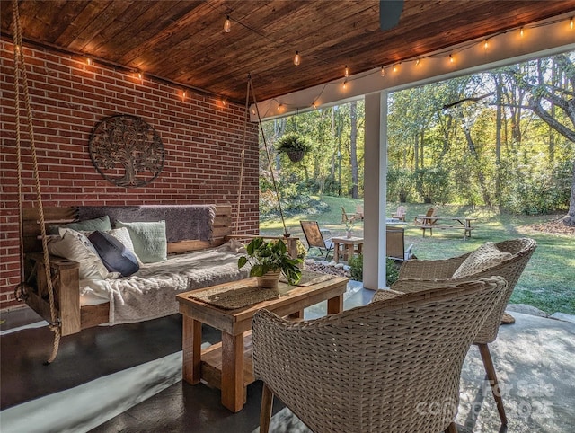 317 Balsam Dr, Waynesville, NC 28786 - sunroom / solarium with a healthy amount of sunlight and track lighting