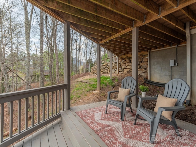 view of deck