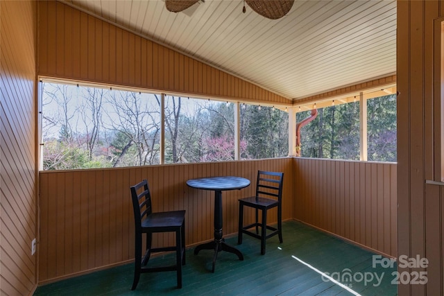 129 Woolsey Hts, Waynesville, NC 28786 - sunroom / solarium with vaulted ceiling and plenty of natural light