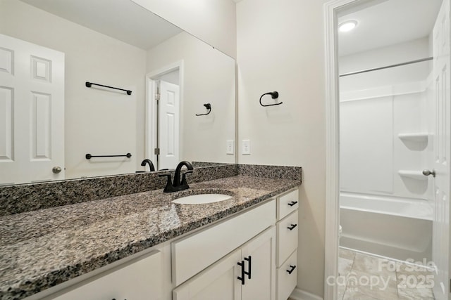 11040 E Lake Rd, Charlotte, NC 28215 - full bathroom featuring shower / bathtub combination and vanity