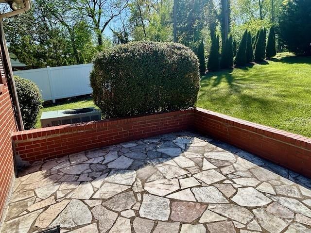 1026 Garden St SE, Lenoir, NC 28645 - view of patio / terrace featuring fence