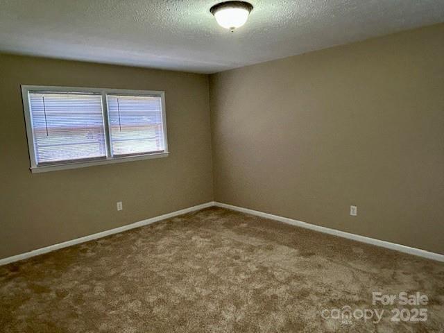 1026 Garden St SE, Lenoir, NC 28645 - empty room featuring a textured ceiling, baseboards, and carpet floors