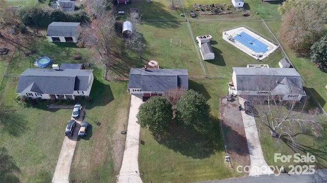 507 Texas Trl, Dallas, NC 28034 - aerial overview of property's location with a pool area