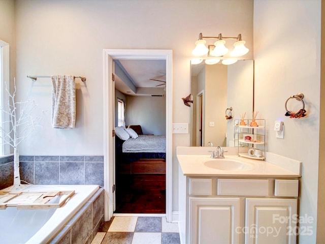135 Boulder Ridge Dr, Denton, NC 27239 - ensuite bathroom featuring ensuite bathroom, vanity, and tiled bath