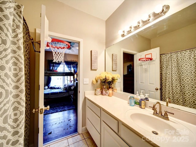 135 Boulder Ridge Dr, Denton, NC 27239 - ensuite bathroom featuring tile patterned floors, vanity, and ensuite bathroom